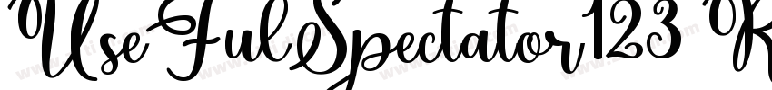 UseFulSpectator123 R字体转换